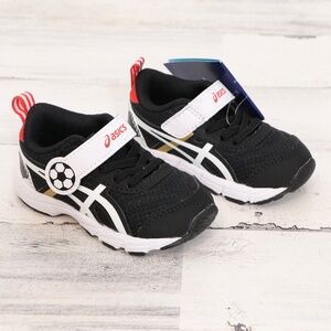 ASICS Kid's Contend PS Shoes Size: K5 in Black/Pure Gold NWT